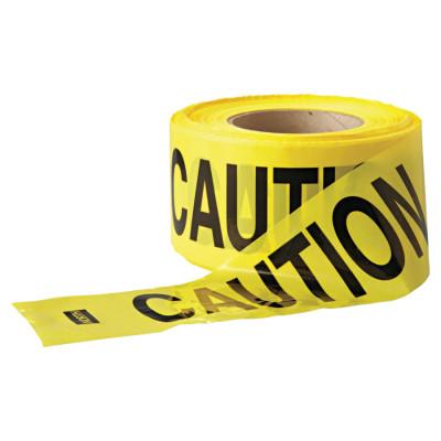 ORS Nasco Economy Barrier Tape, 3 in x 1,000 ft, Yellow, Caution, Y10003