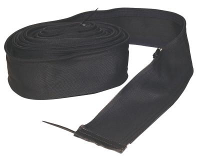 ORS Nasco 3 in x 22 ft,  Medium, Black Nylon, Cable Cover with Zipper, WC-3-22