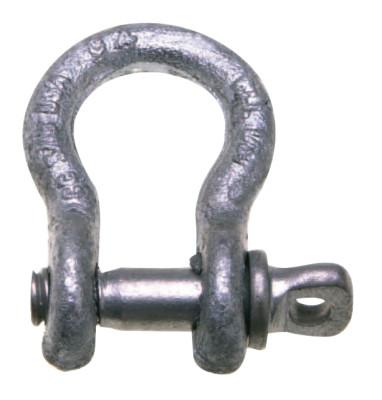 Apex Tool Group 419 Series Anchor Shackles, 1 3/8 in Bail Size, 14 Tons, Screw Pin Shackle, 5412235