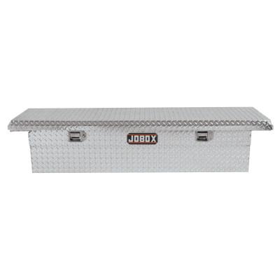 Apex Tool Group Low-Profile Alum Single Lid Crossover Truck Box, 71 1/8" x 21" x 15 1/8", Bright, PAC1357000