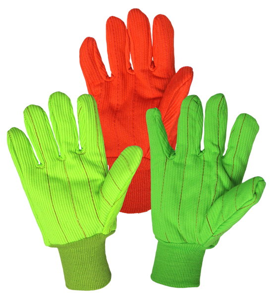Boss 30PCN Bedford Cord 2-Ply Poly/Cotton High-Vis w/ Knit Wrist - AMMC - 1