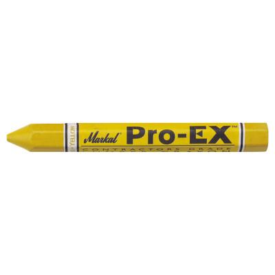 Markal® Pro-Ex™ Lumber Crayon, 1/2 in x 4-5/8 in, Yellow, 80381