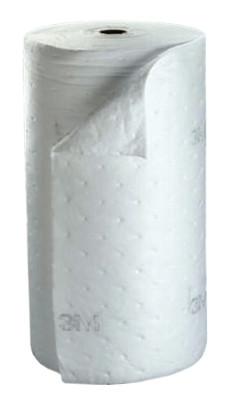 3M™ High-Capacity Petroleum Sorbent Rolls, Absorbs 73 gal, 144 ft, HP-100