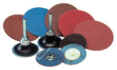 Saint-Gobain Metalite Speed-Lok TS Coated-Cloth Discs, Aluminum Oxide, 2 in Dia., 80 Grit, 66261138150