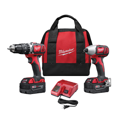 Milwaukee M18 Cordless LITHIUM-ION 2-Tool Combo Kit - AMMC - 1