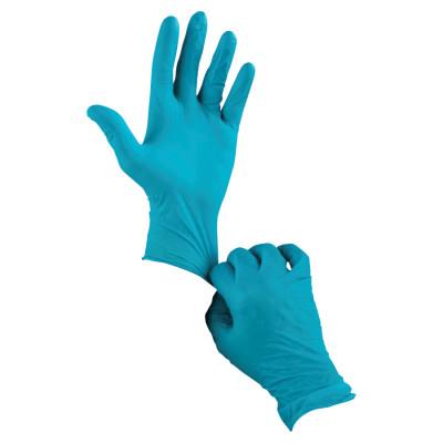 Ansell TouchNTuff® 92-500 Disposable Nitrile Gloves, Rolled Cuff, Size 7.5 to 8, Green, 92-500-7.5-8