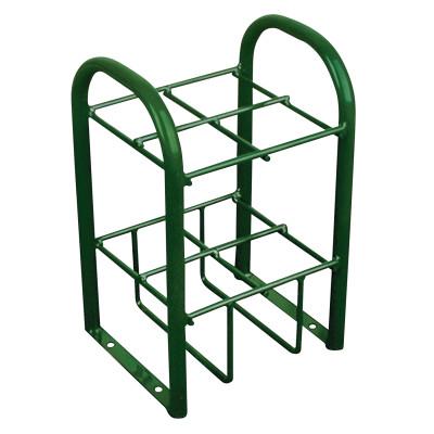 Anthony Multiple Cylinder Stands, Steel, 10 1/2 in W x 19 1/2 in L x 12 1/2 in D, Green, 6040