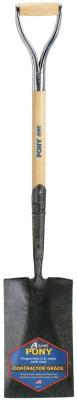 The AMES Companies, Inc. Drain & Post Spades, 12 X 7 1/2 Sq Pt Blade, 27 in White Ash Armor D Grip Handle, 1230200