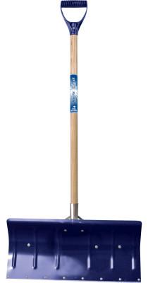 The AMES Companies, Inc. Arctic Blast Snow Pusher, 11 in X 24 in Blade, Wood Poly D-Grip Handle, 1640000