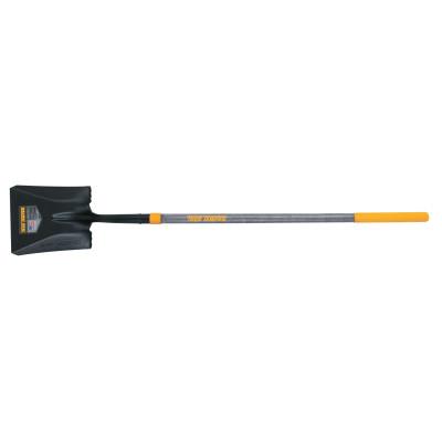 The AMES Companies, Inc. Forged Square Point Shovel, 11.5 inL x 9.64 in W blade, Square Point, 45 in American Hardwood Straight Cushion Handle, 2585700