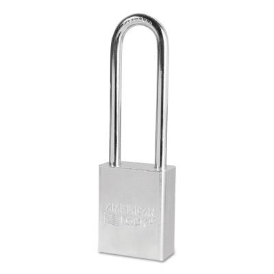 American Lock® Steel Padlocks (Square Bodied), 1/4 in Diam., 3 in Long, A5102