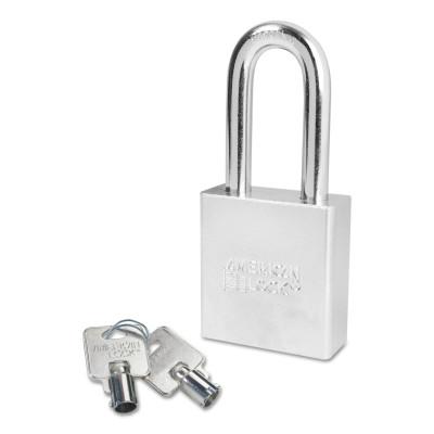 American Lock® Steel Padlocks (Square Body w/Tubular Cylinder), 3/8 in Diam., 2 in Long, A7261