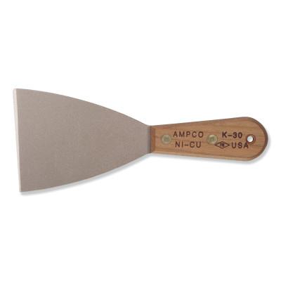 Ampco Safety Tools Putty Knives, 3 9/16 in Long, 1 1/4 in Wide, Stiff Blade, K-21