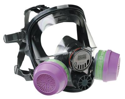 Honeywell 7600 Series Silicone Full Facepiece Respirator, Medium/Large, Silicone, 760008A