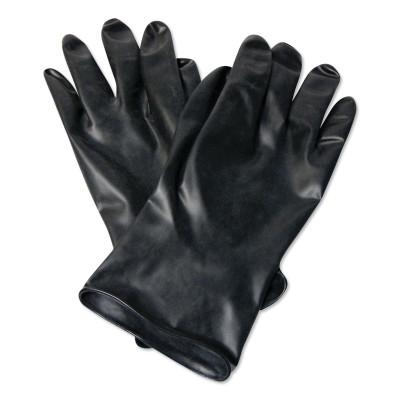 Honeywell Chemical Resistant Butyl™ Glove, Size 8, Black, 13 mil, Smooth, B131/8