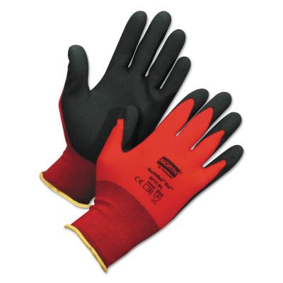 Honeywell NorthFlex Red Foamed PVC Palm Coated Gloves, 2X-Large, Black/Red, NF11/11XXL