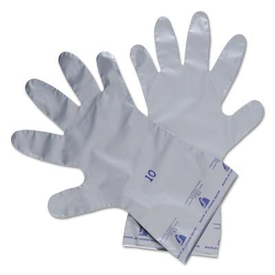 Honeywell Silver Shield/4H Gloves, PE and EVOH, 2.7 mil, Size 10, Silver, SSG/10