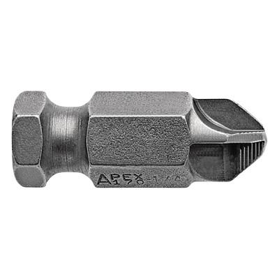 Apex Tool Group Drive Power Bits, 1/4 in, 7/16 in Drive, 1 1/4 in, 170-1/4-ACR