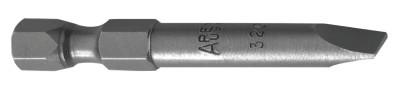 Apex Tool Group Slotted Power Bits, 4F-5R, 1/4 in Drive, 2 3/4 in, 326-1X