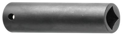 Apex Tool Group Long Square Sockets, 29074, 1/2 in Drive, 1 1/8 in, 8 Points, 5836-D