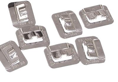 Band-It?? Ultra-Lok Buckles, 3/4 in, Stainless Steel 201, 100 per box, UB2569