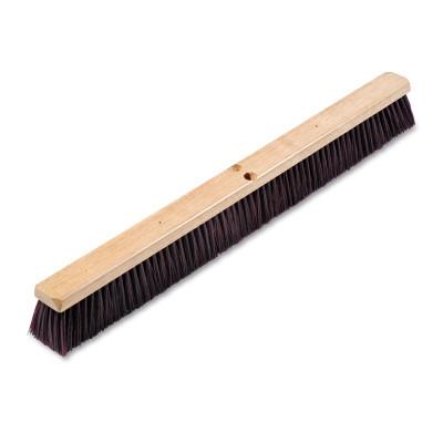 Boardwalk Floor Brush Head, 3 1/4 in Maroon Stiff Polypropylene, 36 in, 20336