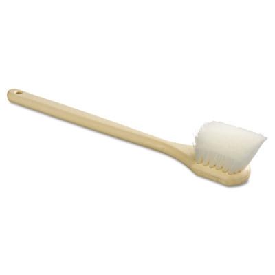 Boardwalk Utility Brush, Nylon Fill, 20 in Long, Tan Handle, 4420