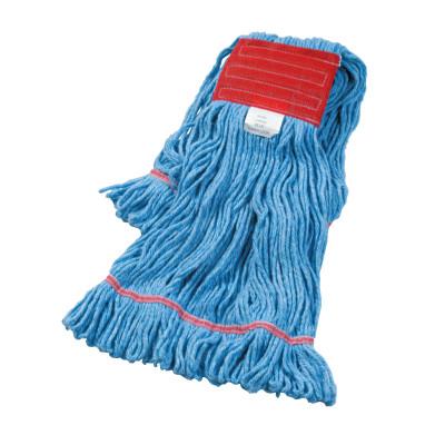 Boardwalk Super Loop Wet Mop Head, Cotton/Synthetic, Large Size, Blue, 503BLEA