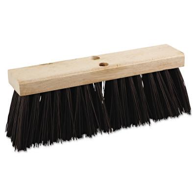 Boardwalk Street Broom Head, 16 in Wide, Polypropylene Bristles, 73160