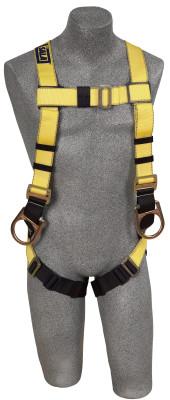 3M™ Delta II No-Tangle Construction Harness, Back & Side D-Rings, Universal, 1103512