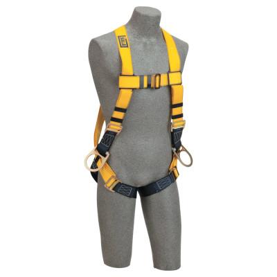 Capital Safety Delta Vest Style Positioning Harness, Back & Side D-Rings, Parachute Buckles, XL, 70007411955