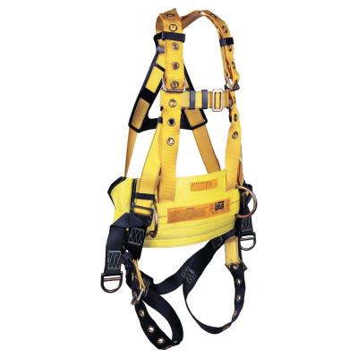 Capital Safety Delta Derrick Harness with Pass Thru Connection, Back & Lifting D-Rings, Large, 70007413282