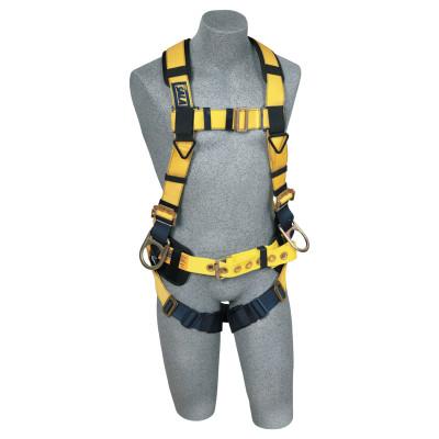 3M™ Delta Iron Worker's Harness with Pass Thru Buckle Leg Straps, Back D-Ring, Large, 1106450