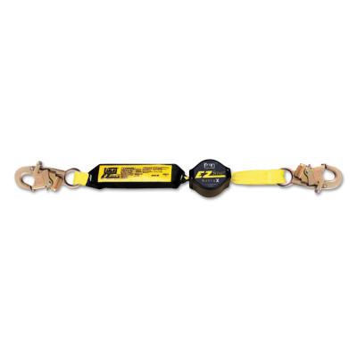 Capital Safety Retrax Shock Absorbing Lanyards, 6 ft, Self-Locking Snap Hook, 310 lb, 70007441465
