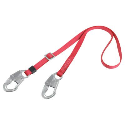 Capital Safety PRO Adjustable Web Positioning Lanyards, 6 ft, Self-Locking Snap Hook, 310 lb, 70007437620