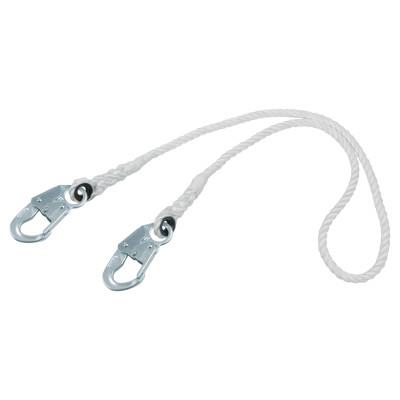 Capital Safety PRO Rope Positioning Lanyards, 6 ft, Self-Locking Snap Hook, 310 lb, 70007448775