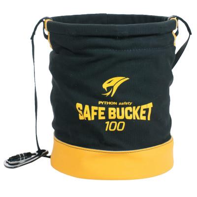 3M™ Python Safety Spill Control Bucket, Carabiner Connection, 100lb Cap,Black/Yellow, 1500133
