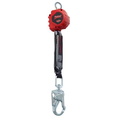 Capital Safety Rebel Self Retracting Lifelines, 6 ft, Anchorage, Snap Hook, 310 lb, 1 Leg, 70007442901