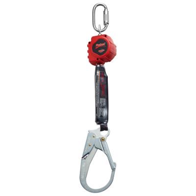Capital Safety Rebel Self Retracting Lifelines, 6 ft, Anchorage w/ Carabiner, Rebar Hook, 310lb, 70007454161