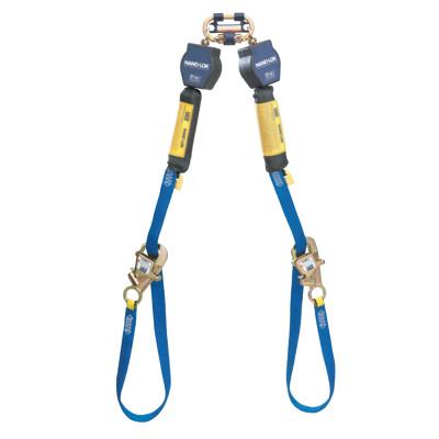 Capital Safety Nano-Lok Twin Leg Tie-Back SLR w/Twin Quick Connector, 9ft, 420lb Cap, 2 Legs, 70007444337