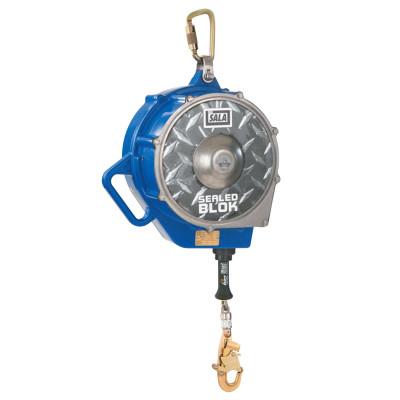 Capital Safety Sealed Self-Retracting Lifeline, 130 ft, Swivel Snap Connection, 420 lb Capacity, 70007460101