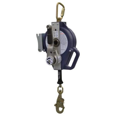 Capital Safety Ultra-Lok Self Retracting Lifelines, 50 ft, Anchorage, Snap Hook, 310 lb, 1 Leg, 70007462891