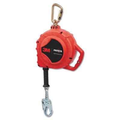 3M™ Rebel Self-Retracting Lifeline, 50 ft, Self-Locking Snap, 420 lb Capacity, 1 Leg, 3590550