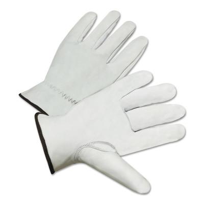 ORS Nasco Premium Grain Goatskin Driver Gloves, Small, Unlined, White, 4200-S