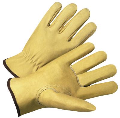 ORS Nasco Premium Grain Pigskin Driver Gloves, Medium, Unlined, Beige, 4800M