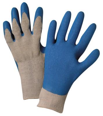 ORS Nasco Latex Coated Gloves, Large, Blue/Gray, 6030-L