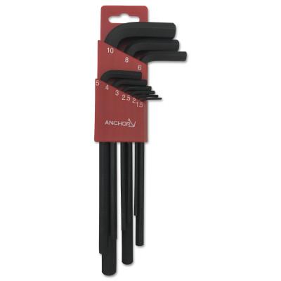 ORS Nasco Hex Key Sets with Holders, 9 per set, Metric, 50-009