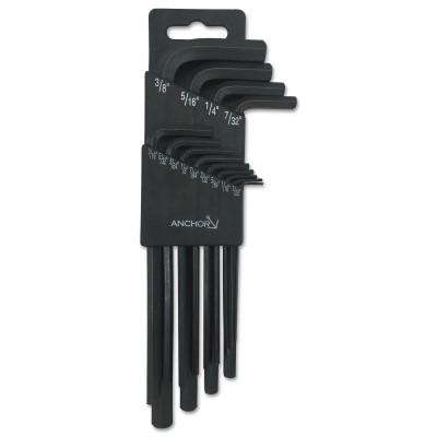 ORS Nasco Hex Key Sets with Holders, 13 per set, SAE, 50-013