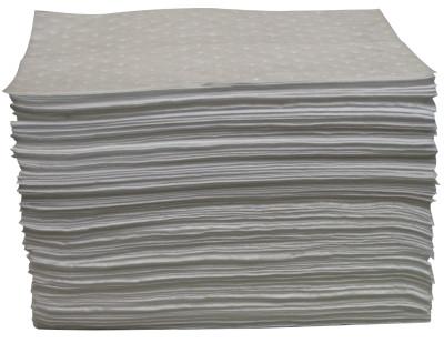 ORS Nasco Oil-Only Sorbent Pad, Light-Weight, Absorbs 17 gal, 15 in x 17 in, AB-BPO500