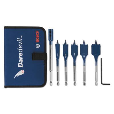 Bosch Tool Corporation Daredevil Stubby Length Spade Bit Sets, Hex, 4 in, DSBS5007P